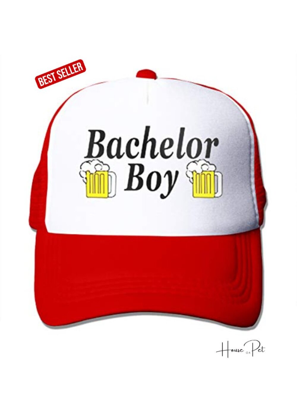 Adjustable Mesh Baseball Cap - Mountain Bear Graphic Party Hat